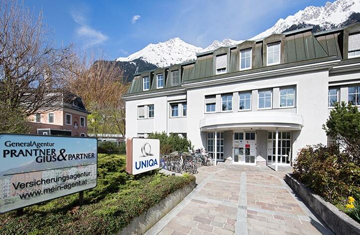 Das Gebäude der UNIQA Generalagentur ​Gius & Partner